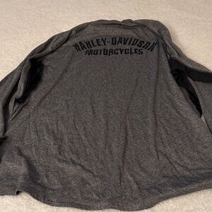 Harley-Davidson Charcoal Long Sleeve Tee